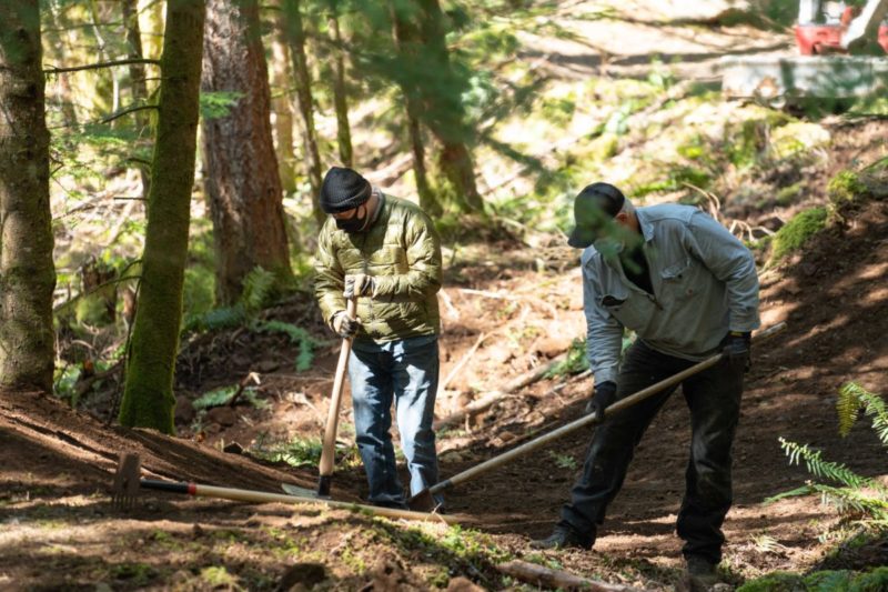 Sandy Ridge work spring 2021 Northwest Trail Alliance